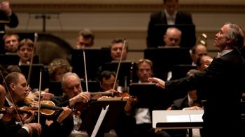 Valery Gergiev conducts the Mariinsky Orchestra at Carnegie Hall. 